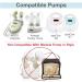 Maymom Replacement Hose for Freemie Closed System - Compatible Connection Kit 1 Set/Pack for International Shipping - Buy Online on GoSupps.com