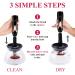 Makeup Brush Cleaner Machine with Shampoo - Automatic Electric Spinner & Dryer - 2 in 1 Tool with Shampoo - Clean & Dry Brushes in Seconds - Buy Online on GoSupps.com