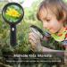 HYOIIO 10x Magnifying Glass with Light  Lighted Magnifying Glass 10X with 12 LED Lights for Seniors Kids- Large Magnifying Glass for Reading  Inspection  Coins  Jewelry  Explorin 10x-black - Buy Online on GoSupps.com