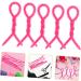 FOMIYES 50 Pcs Perm Tools Flexible Perm Rod Hair Curler for Women Hair Rollers for Women 15.00X0.60X0.60CMx5pcs Rosyx5pcs - Buy Online on GoSupps.com