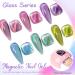 MEET ACROSS Glass Cat Eye Gel Polish Set - Colorful Magnetic UV Nail Polish for DIY Manicure | Soak Off Transparent Gel Kit - Buy Online on GoSupps.com