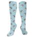 Cute hedgehog compression socks for women and men.The blood circulation of 15-20 mmHg is the best support for sporty running and cycling