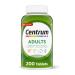 Centrum Adult Multivitamin/Multimineral Supplement with Antioxidants, Zinc, Vitamin D3 and B Vitamins New 200 Count (Pack of 1)