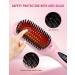 FOCALA Heated Hair Straightener Brush | Ceramic Negative Ionic Hot Brush for Women - Fast Heating Reduces Frizz Dual Voltage - Buy Online on GoSupps.com