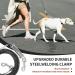 Yard Leash for Dogs with Shock Absorber | 3m Tie Out Cable | Durable Black Dog Leash for Yard Use - Buy Online on GoSupps.com