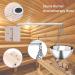 Buy Aroma Bowl Sauna - 350ml Stainless Steel Accessories for Spa & Sauna - Perfect Oil Bowl for Relaxation - Buy Online on GoSupps.com