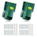 BETOOLL A-Frame 2 Brackets Swing Set Bracket with Mounting Hardware (Green) End Brackets