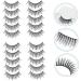 Beaupretty 10 Pairs Fake Eyelashes False Lashes Wispy Magnetic Eyeliner Fake Lashes False Eyelashes Individual Short False Eyelashes Double Eyelid High-grade Fiber 3d Nias - Buy Online on GoSupps.com