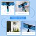 Window Cleaning Kit Window Squeegee Cleaner Tool with 10-Section Extension Pole 2-in-1 Rotatable Window Squeegee Telescopic Pole for Home Car Glass Window Cleaning Kit Squeegee Window Squee - Buy Online on GoSupps.com