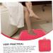 Fomiyes Silicone Foot Massage Cushion | Suction Bath Foot Scrubber & Washer | Pink PVC Foot Pillow for Shower Cleaning (26.5x23x3.5cm) - Buy Online on GoSupps.com
