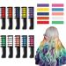10-colored hair chamber comb temporary hair dye bum washable disposable haver hair bunge hair chalk for boys/girls cosplay party Christmas birthday present