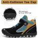 Mishansha Boys Girls Hiking Shoes - Non-Slip Outdoor Trekking Boots (EU 24-38) - Black - Buy Online on GoSupps.com