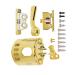 Qukaim Hair Clippers Replacement Accessory Hair Clippers Trimmer Replacement Parts Switch Motor Set for 8591 8148 GoldHair Clippers Trimmer Accessory Part