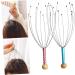 Buy Minkissy 6-Piece Stainless Steel Scalp Massage Tool Set - Octopus Hand Massager & Dual Trigger Point Scraper for Ultimate Relaxation - Buy Online on GoSupps.com