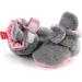 TMEOG Baby Booties Slippers | Infant Boots | First Walking Shoes | Winter Sock Crib Shoes for Boys Girls 0-18 Months | Light Grey Pink Furry | Size 0-6 Months - Buy Online on GoSupps.com