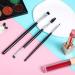 Lusofie 3pcs Eyeliner Brush Set - Professional Eye Makeup Brushes for Angled Eyeliner, Concealer, and Eyebrows - Buy Online on GoSupps.com