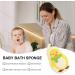 Children's Body Washer Children's Bath Sponge Cute Shapes Natural and Safe Shower Sponge Reusable Body Washer Cute Bathroom Accessories for Sensitive Skin Children Shower Yellow Penguin - Buy Online on GoSupps.com