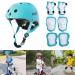 Aidy Kids Bike Helmet & Protective Gear Set - Adjustable for Boys & Girls | Blue | Ideal for Skateboarding, Cycling, Roller Skating | Knee Pads, Elbow Pads, Wrist Guards Included - Buy Online on GoSupps.com