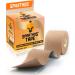Sparthos Kinesiology Tape - Incredible Support for Athletic Sports and Recovery - Free Kinesiology Taping Guide! - Uncut 2 inch x 16.4 feet Roll A) Desert Beige + Free Taping Guide