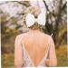 FOMIYES Girls Hair Accessories Pearl Hair Clip Wedding Hair Clip Girl Bows Hair Decoration Back Hair Bow Hair Bow Clip Hair Clips Decorate Headgear Hairpin Button Metal Delicate White Miss - Buy Online on GoSupps.com