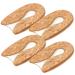 FOMIYES 2 Pairs Transparent Heel Pad Shoe Elevator Insoles Silicon Heel Pads Heel Pad for Women Heel Cups for Heel Exercise Accessories Silicone Heel Cushion Heel Cover Man Pu 1 S