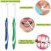 Buy Wllhyf 4-Piece Tuft Toothbrush Set | Soft Trim Interdental Brushes in Green Blue Yellow & Purple for Orthodontic Care - Best Detailed Cleaning - Buy Online on GoSupps.com