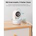 Boifun Baby Monitor 2024 - 5 HD Camera 360 View Night Vision Two-Way Audio Temp Monitor - Baby Blue - Buy Online on GoSupps.com