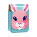 Lipstick Case Leather Lip Gloss Lipstick Organizer with Mirror Mini Lipstick Holder Bag Cartoon Animal Rabbit H436x3pvaf