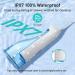 COSLUS Water Dental Flosser Teeth Pick - Portable Cordless Oral Irrigator | Rechargeable Travel Irrigation Cleaner - 300ML, IPX7 Waterproof, Anti-White | Teeth Cleaning Flossing Machine - Buy Online on GoSupps.com