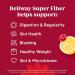 Bellway Super Fiber Powder + Fruit, Sugar Free Organic Psyllium Husk Powder Fiber Supplement for Regularity, Bloating Relief & Digestive Health, Plant-Based, Raspberry Lemon (50 Servings) - Buy Online on GoSupps.com