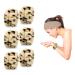 Andiker microfiber manhole for washing facial skin for women and girls spa washing band for the wrist (leopard 3 pairs)