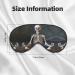 Skeletons Yoga Print Double-Sided Eye Mask Soft and Light Blocking for Enhancing Sleep Quality - Buy Online on GoSupps.com