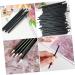 PLAFOPE 100pcs Disposable Eyeliner Makeup Eye Stick Gloss Wand Cosmetic Eye Wands Black Artificial Fiber - Buy Online on GoSupps.com