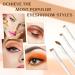 Eyeliner Brush - PRO Precision Gel Makeup Brush | Ultra Thin Fine Angled & Cruelty Free Synthetic Bristles - Buy Online on GoSupps.com