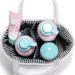 Happy Bum Baby Bath Set with Body Wash, Shampoo, Lotion, Face & Diaper Cream - Gift Set in Cotton Rope Basket - Buy Online on GoSupps.com