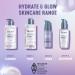 Biore Hydrate & Glow Serum Face Serum for Dry Sensitive Skin infused with Prebiotics Hyaluronic Acid and Coconut Water |Dermatologist Tested Cruelty Free and Fragrance Free (29mL) White - Buy Online on GoSupps.com