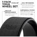 Relexit Yoga Wheel Set 3-Pack - Back Pain Therapy Kit for Backbends & Stretches - Buy Online on GoSupps.com