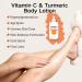 IZBEAUVO Vitamin C & Turmeric Body Lotion Turmeric Moisturizer Vitamin c Body Cream Brightening Body Lotion Moisturizing Body Lotion for Dry Skin Remove Dark Spots Large-capacity 150ml - Buy Online on GoSupps.com