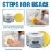 White Shoe Cleaning Cream - 100g White Trainer Cleaner - Shoe Whitener For Trainers - Shoes Whitening Cream With Sponge - Household White Shoe Cleaner Tools For Canvas Sports Shoes 1 set - Buy Online on GoSupps.com
