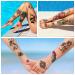 Watercolor Temporary Tattoos - Butterfly, Flower, Lion, Wolf, Dream Catcher Designs - 77 Sheets for Men, Women & Kids - Buy Online on GoSupps.com