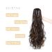 Buy Gairyan 50cm Curly Claw Clip Ponytail Extensions - Dark Brown & Light Brown Synthetic Hair for Women - Buy Online on GoSupps.com