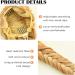 Hair Extensions 20 Inch Fishbone Braid Ponytail Hair Extensions Synthetic Bun with Drawstring Hair Comb Ponytail Braided Ponytail Hair Pieces For Women (Color : Dimgray) - Buy Online on GoSupps.com