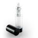 Luxe Airless Bottle 15 ML Frosted Bottle with Glossy Black Luxe Frosted Bottle with Glossy Black