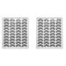 Bonkshire 40 Pairs 3D Chemical Fiber Lashes Natural False Eyelashes Dramatic Volume Lashes Makeup Extension Eyelashes