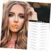 WOONEKY 6 Sheets Pairs Eyebrow Makeup Tools Brow Lamination False Eyebrows Sticker Stickers Eye Brow Black - Buy Online on GoSupps.com