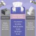 PoeticEHome Extra Thick Cotton Dry Wipes Disposable Face Towel Lint-Free Facial Tissue Cloths for Deep Cleansing & Makeup Cleaning Unscented 80 count (Pack of 4) - Buy Online on GoSupps.com