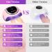 iBigLY 180W UV LED Nail Lamp for Gel Polish Salon Quality Double Hand Nail Dryer with 4 Timer Settings, Smart Sensor & LCD Display Pink - Buy Online on GoSupps.com