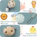GeeRic 3PCS Silicone Dummy Clips for Baby Pacifier/Teether Toy - BPA Free & Flexible Soother Chains Holder - Buy Online on GoSupps.com