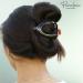 Parcelona France Wide Beak Celluloid Tortoise Shell Hair Clip - Side Slide-in Claw Clamp - Buy Online on GoSupps.com