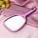 Beaupretty Hand Held Mirror | Double-Sided Cosmetic Mirror with 2X and 3X Magnification | Rosy Round Mirror - Buy Online on GoSupps.com